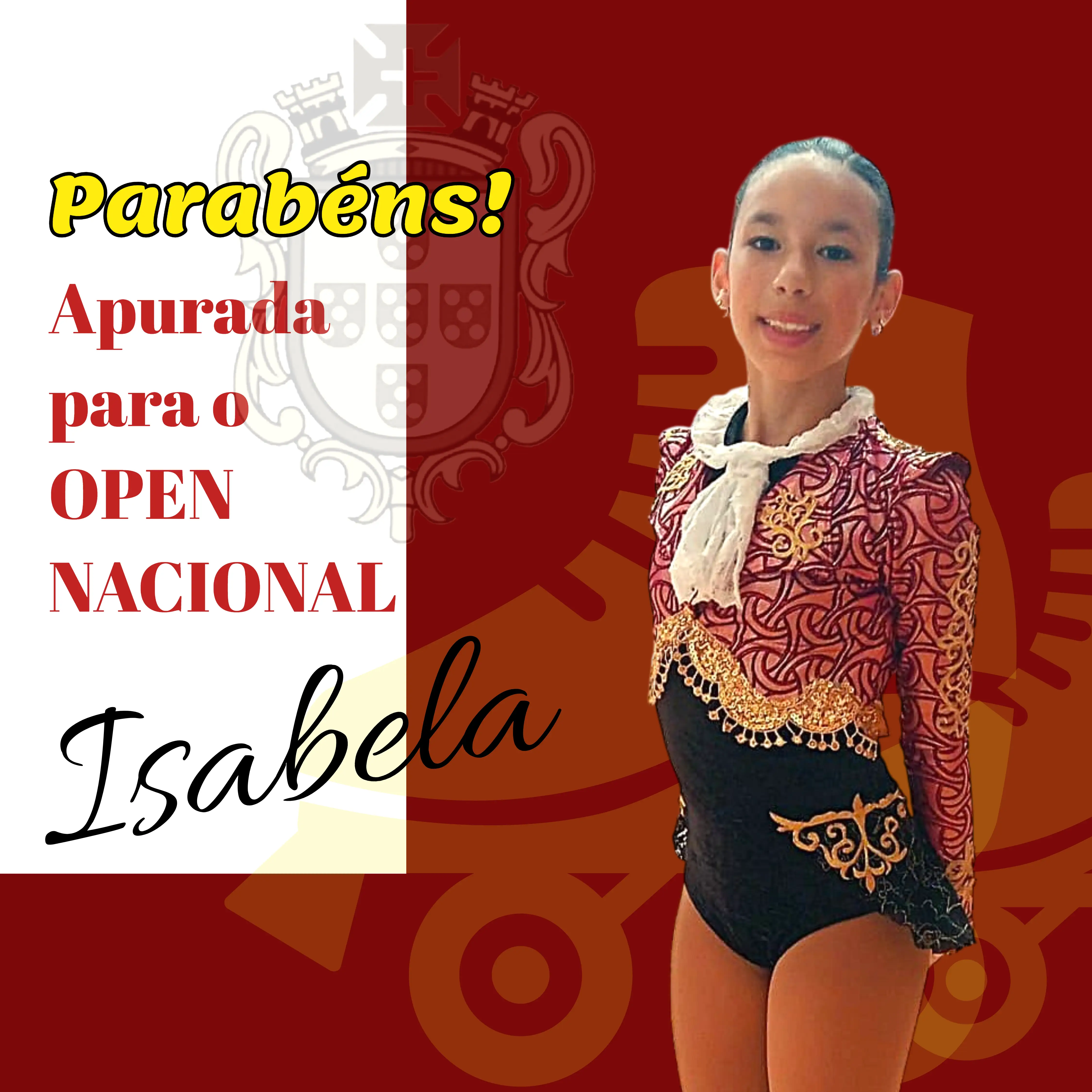 Isabela Lima - Apurada para o Open Nacional