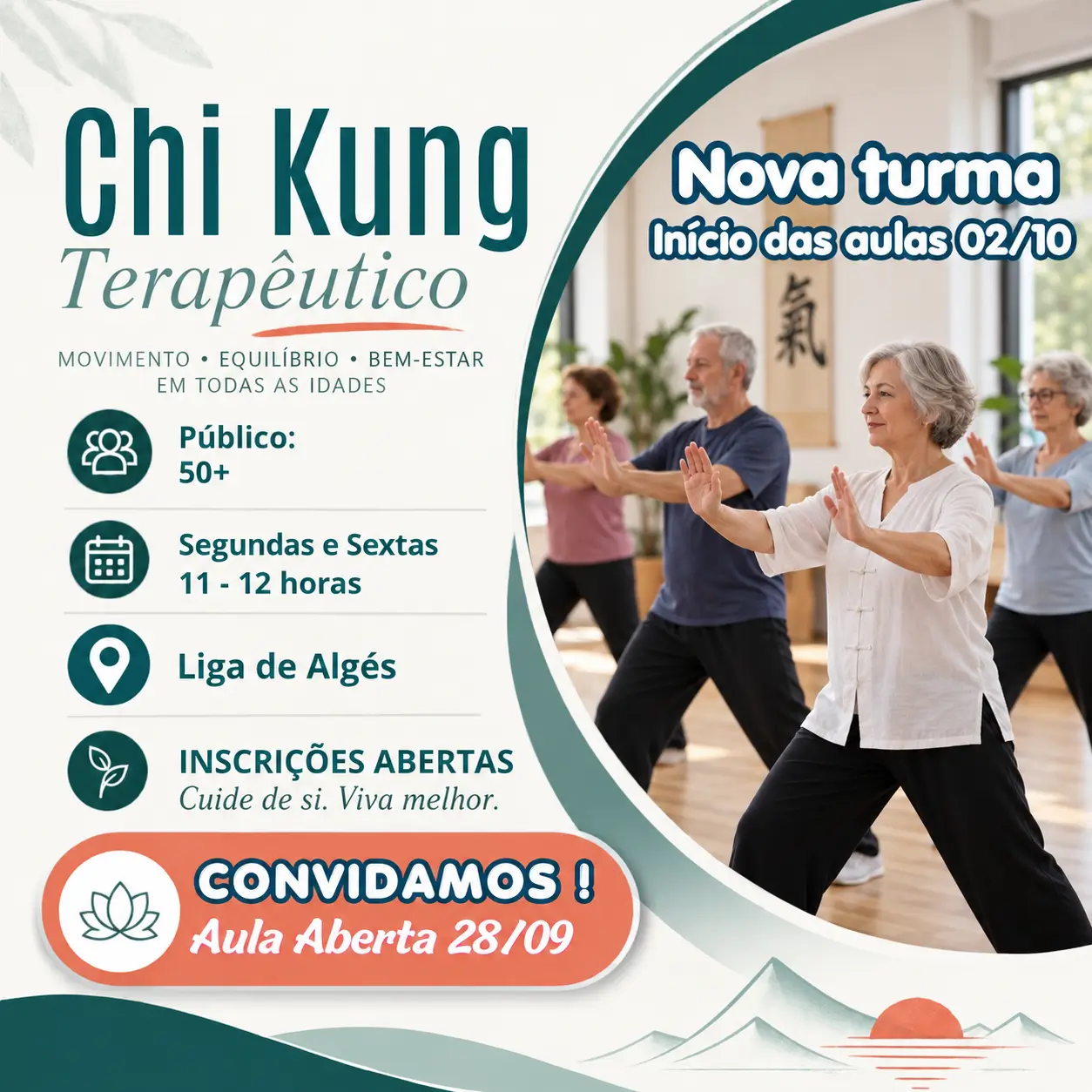 CHI KUNG TERAPÊUTICO | NOVA TURMA 